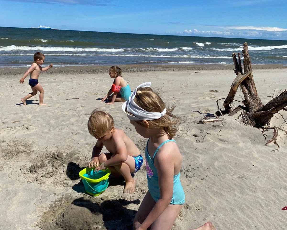 Пляж в Калининграде Куликово Зеленоградск